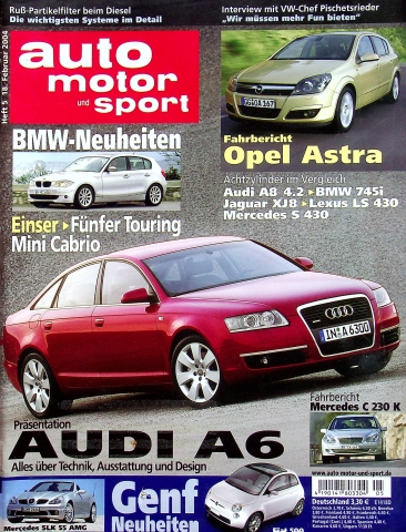 Deckblatt Auto Motor und Sport (05/2004)